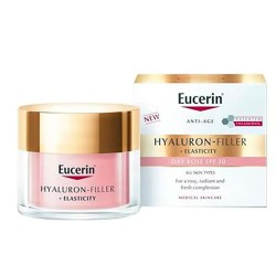 специфични,козметични,продукти,eucerin,hyaluron,filler,+,elasticity,rosé,spf30,facial,cream,50ml,pink