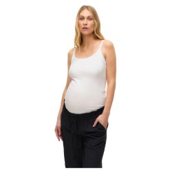 тениска,дамски,тениски,mamalicious,kerrie,maternity,sleeveless,t,shirt,black,snow,white,(white)