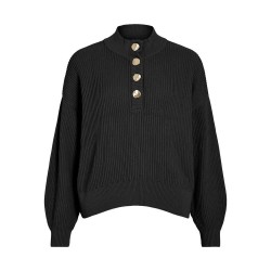 блуза,дамски,пуловери,дамски,плетени,дрехи,vila,ching,sweater,black,beauty,(black)