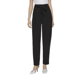 панталони,дамски,панталони,vila,clava,belted,high,waist,pants,black,(black)
