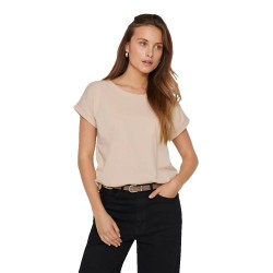 тениска,дамски,тениски,vila,dreamers,new,pure,short,sleeve,t,shirt,cement,(beige)