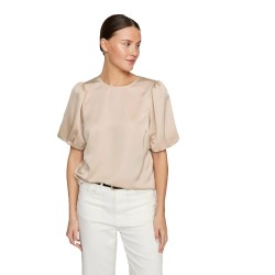дамски,блузи,дамски,ризи,vila,ellette,short,sleeve,blouse,cement,(beige)