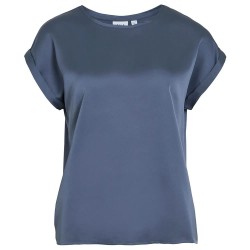 дамски,блузи,дамски,ризи,vila,ellette,short,sleeve,blouse,vintage,indigo,(blue)