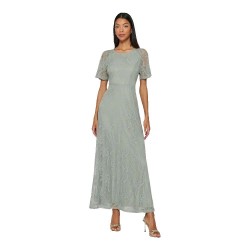 рокля,дамски,поли,и,рокли,vila,femma,short,sleeve,long,dress,green