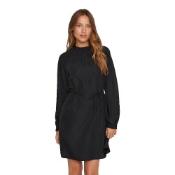 рокля,дамски,поли,и,рокли,vila,graffy,long,sleeve,dress,black,(black)