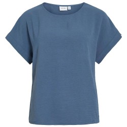 тениска,дамски,тениски,vila,josa,short,sleeve,t,shirt,vintage,indigo,(blue)