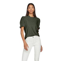 дамски,блузи,дамски,ризи,vila,kawa,short,sleeve,blouse,green,(deep,depths)