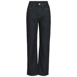 дънки,дамски,панталони,vila,kelly,jaf,straight,fit,high,waist,jeans,blue,(dark,blue,denim,rinse,237)
