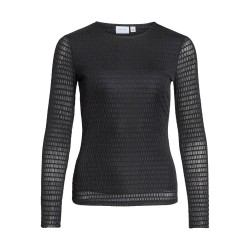 тениска,дамски,тениски,vila,larine,long,sleeve,t,shirt,black,beauty,(black)
