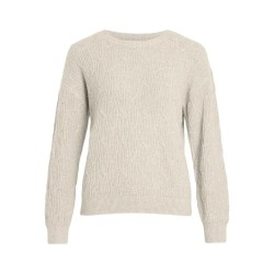 блуза,дамски,пуловери,дамски,плетени,дрехи,vila,lassia,sweater,beige,(birch)