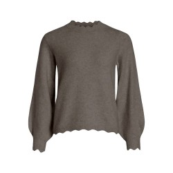 блуза,дамски,пуловери,дамски,плетени,дрехи,vila,nikolina,sweater,falcon,melange,(grey)