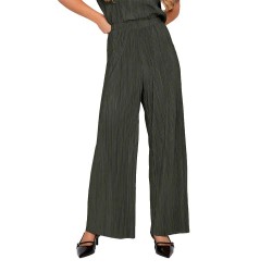 панталони,дамски,панталони,vila,plisa,loose,fit,high,waist,pants,deep,depths,(green)