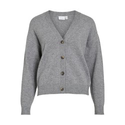 жилетка,дамски,пуловери,дамски,плетени,дрехи,vila,ril,cardigan,medium,grey,melange,(grey)