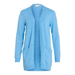 жилетка,дамски,пуловери,дамски,плетени,дрехи,vila,ril,open,cardigan,blissful,blue,light,melange,(blue)