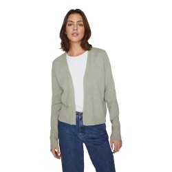 жилетка,дамски,пуловери,дамски,плетени,дрехи,vila,ril,short,cardigan,oil,green,melange,(green)