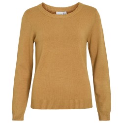 блуза,дамски,пуловери,дамски,плетени,дрехи,vila,ril,sweater,brown,(bistre,dark,melange)
