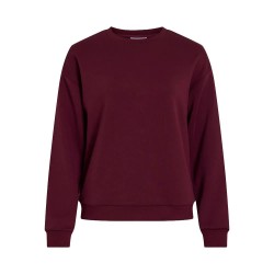 блуза,дамски,блузи,vila,sandy,sweatshirt,fig,(red)