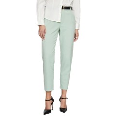 панталони,дамски,панталони,vila,varone,slim,fit,high,waist,pants,silt,green,(green)