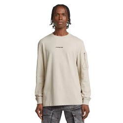 блуза,мъжки,пуловери,g,star,checquard,pocket,tweeter,sweatshirt,beige