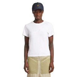 тениска,дамски,тениски,g,star,embro,logo,short,sleeve,t,shirt,white,(white)