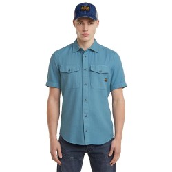 риза,с,къс,ръкав,мъжки,ризи,g,star,marine,slim,short,sleeve,shirt,niagara,gd,(blue)