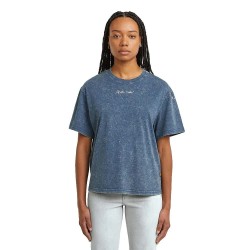 тениска,дамски,тениски,g,star,washed,script,short,sleeve,t,shirt,mid,blue,double,dye,(blue)