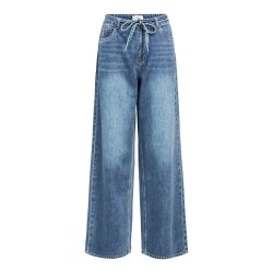 дънки,дамски,панталони,object,rosie,wide,fit,jeans,medium,blue,denim,(blue)