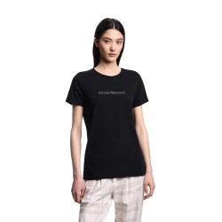Emporio armani EW000408_AF13033 short sleeve base layer - Black - (Black Beauty) дамско,бельо,дамски,бикини,и,танкини,emporio,armani,ew000408,af13033,short,sleeve,base,layer,black,(black,beauty)