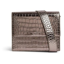 чанта,всички,чанти,jw,pei,mini,flap,metal,bag,brown,(anthracite,croc)