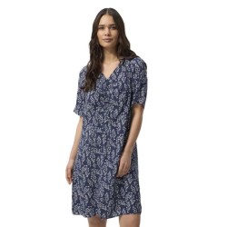 рокля,дамски,поли,и,рокли,redgreen,dallas,short,sleeve,dress,blue,(navy,pattern)