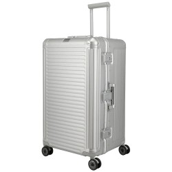 куфари,travelite,next,4w,trunk,l,trolley,bag,silver