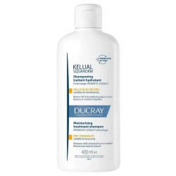 хигиена,коса,ducray,kelual,squanorm,400ml,dry,hair,shampoo,clear