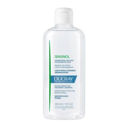 специфични,козметични,продукти,ducray,sensinol,shampooing,traitant,400ml,capillary,treatment,clear