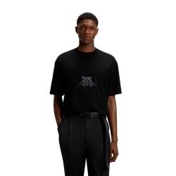 тениска,мъжки,тениски,hugo,duarms,t,shirt,black,(black)