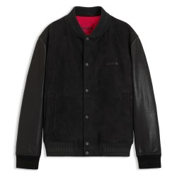 яке,мъжки,якета,hugo,laxe,leather,jacket,black