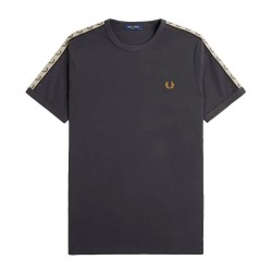 тениска,мъжки,тениски,fred,perry,contrast,tape,ringer,f,short,sleeve,t,shirt,black