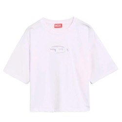 тениска,дамски,тениски,diesel,t,buxt,crop,od,short,sleeve,t,shirt,white