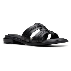 сандали,дамски,сандали,и,чехли,clarks,shoes,ariany,mule,sandals,black,leather,(black)