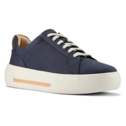 обувки,дамски,маратонки,clarks,shoes,hollyhock,walk,trainers,blue,(navy,nubuck)