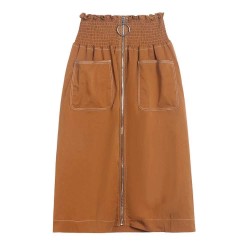 пола,дамски,поли,и,рокли,lily,a,line,skirt,almond,(brown)