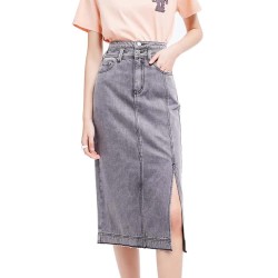 пола,дамски,поли,и,рокли,lily,chic,denim,skirt,light,gray,(grey)