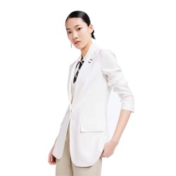 сако,дамски,сака,lily,chic,solid,colour,blazer,light,beige,(white)