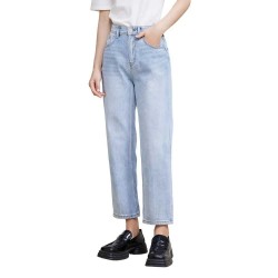 дънки,дамски,панталони,lily,chic,straight,fit,jeans,light,gray,blue,(blue)