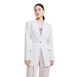 сако,дамски,сака,lily,commuter,stripe,blazer,white