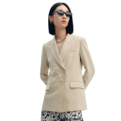 сако,дамски,сака,lily,elegant,pearl,blazer,apricot,(beige)