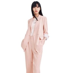 сако,дамски,сака,lily,fashionable,striped,blazer,light,pink,(pink)