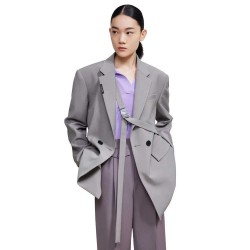 сако,дамски,сака,lily,handsome,boyfriend,fit,blazer,gray,(grey)