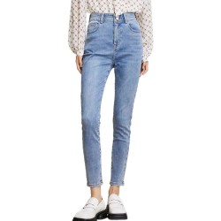 дънки,дамски,панталони,lily,high,stretch,undersized,fit,jeans,blue