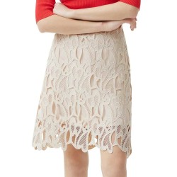 пола,дамски,поли,и,рокли,lily,love,hollow,out,skirt,light,camel,(beige)