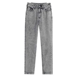 дънки,дамски,панталони,lily,mismatched,patchwork,jeans,light,whitish,gray,(grey)